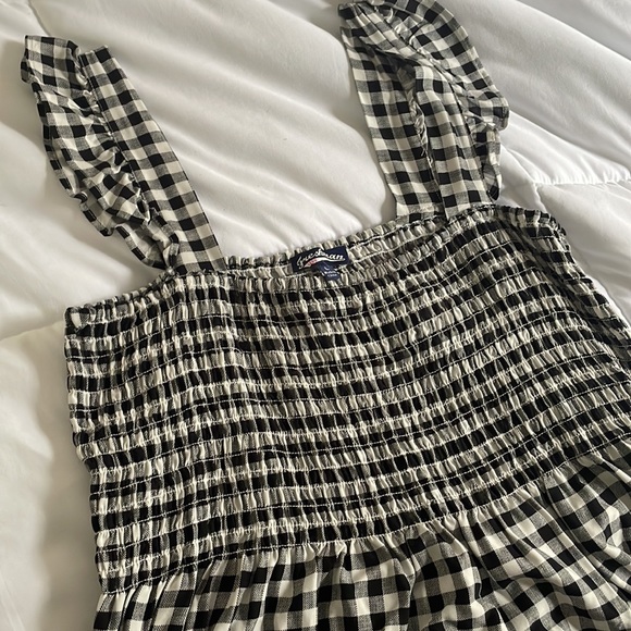NWOT Plaid Ruffle Tank - Picture 2 of 6